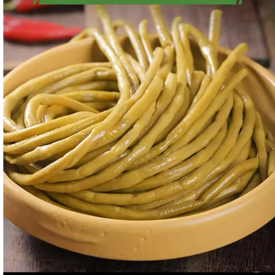 湖南常德乡里农家酸豆角、酸脆爽口的下饭神器