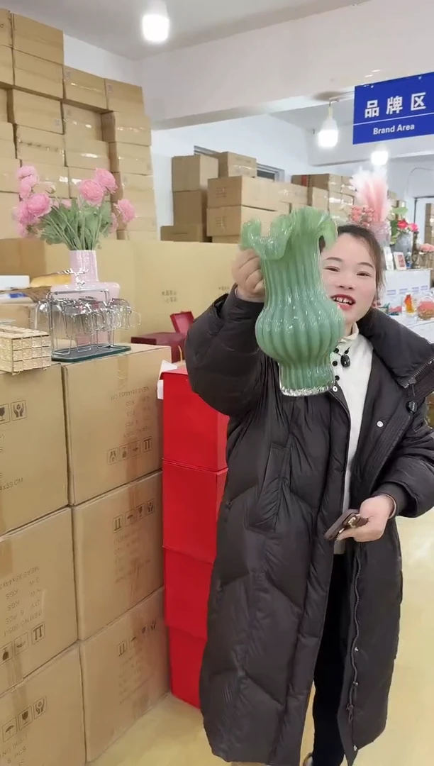 【闪购商品】无铅玻璃甄选花器-u-早4