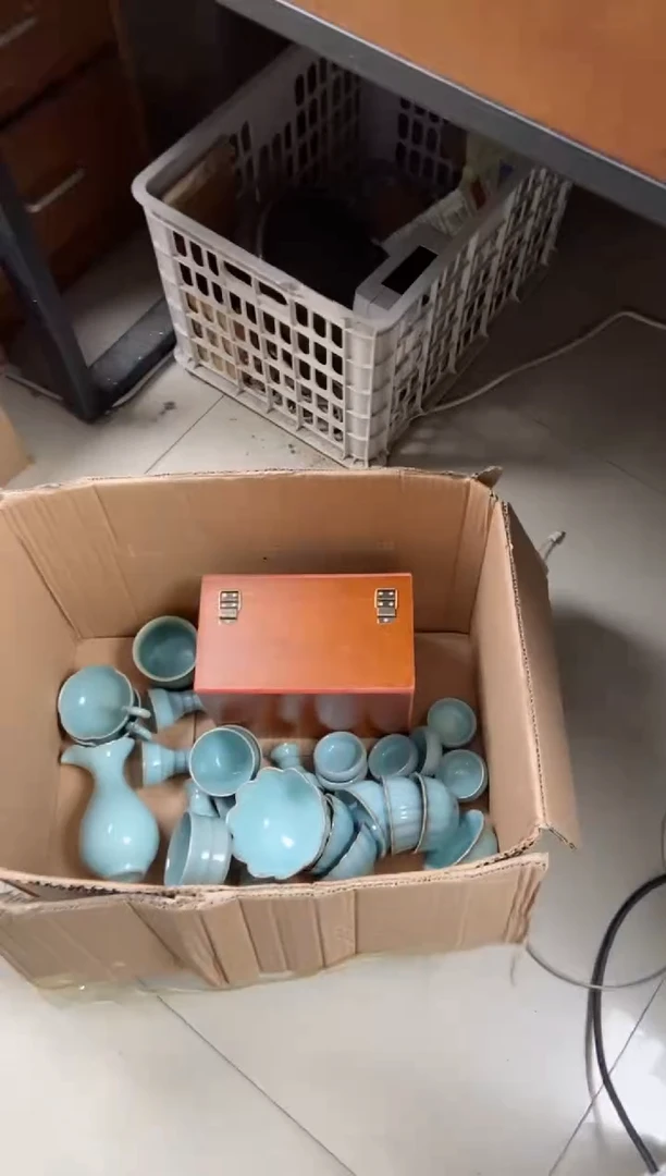 【闪购商品】其他半闲哥一整套汝瓷茶具