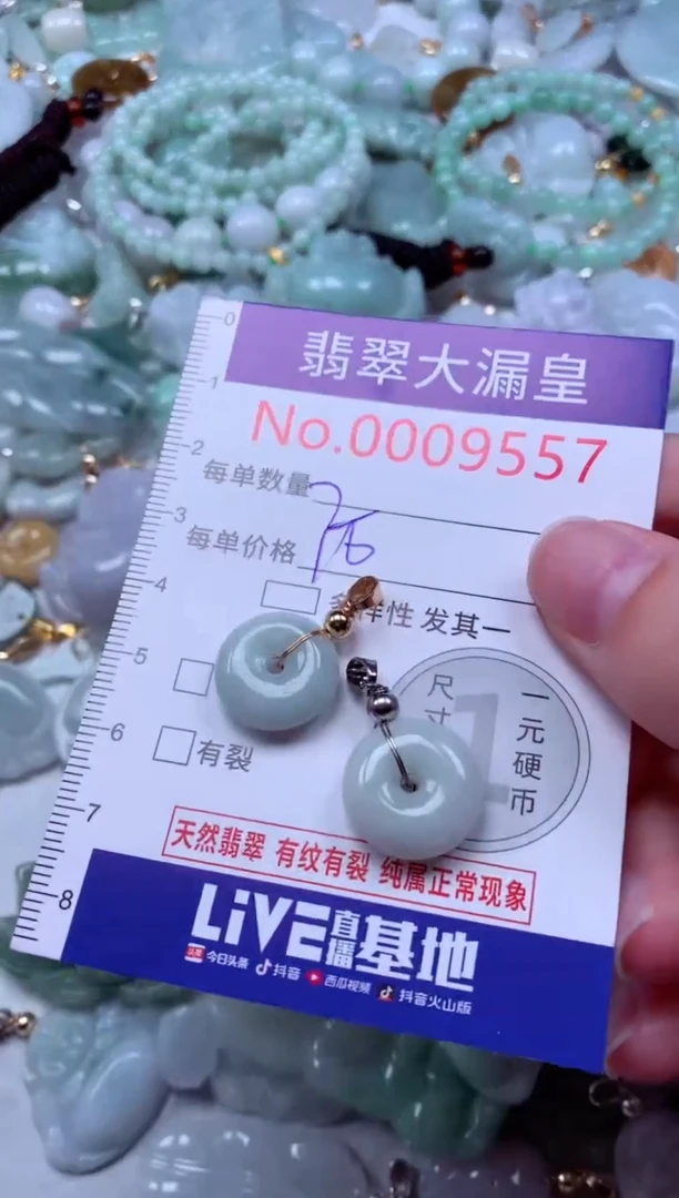吊坠(不含链)未镶嵌翡翠9557