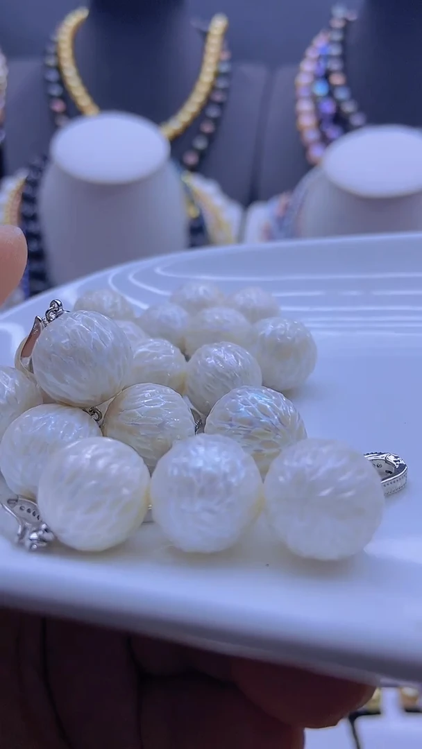 未镶嵌淡水珍珠原创设计1