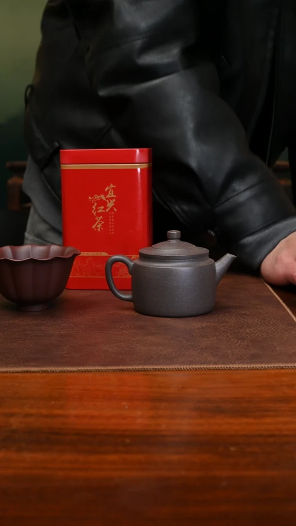 【闪购商品】紫砂茶壶天青泥云钟140cc
