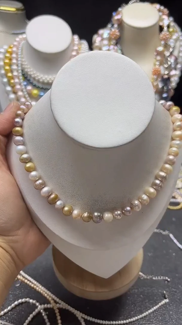 颈饰未镶嵌淡水珍珠多人