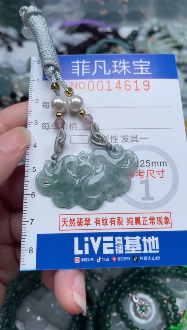 颈饰未镶嵌翡翠14619