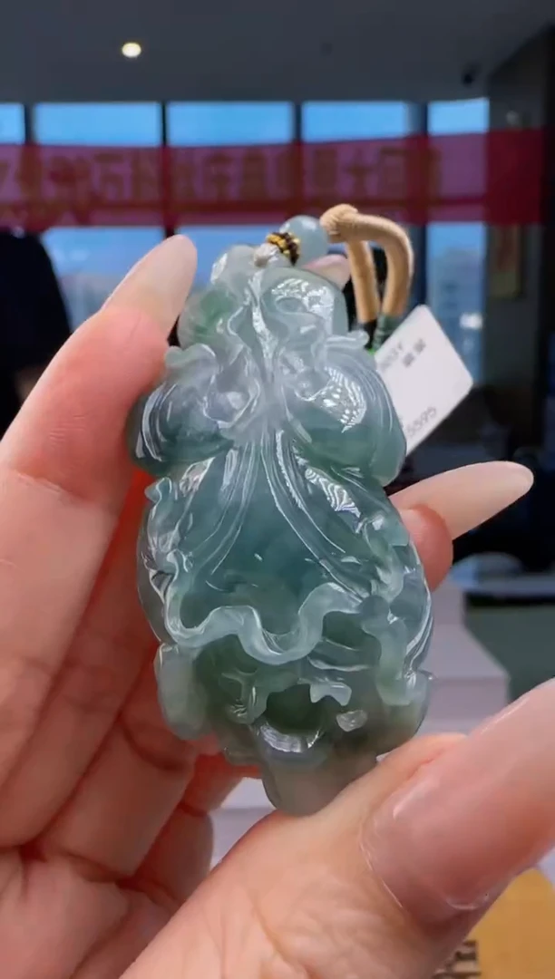 翡翠未镶嵌颈饰YJ@@60B7J15595