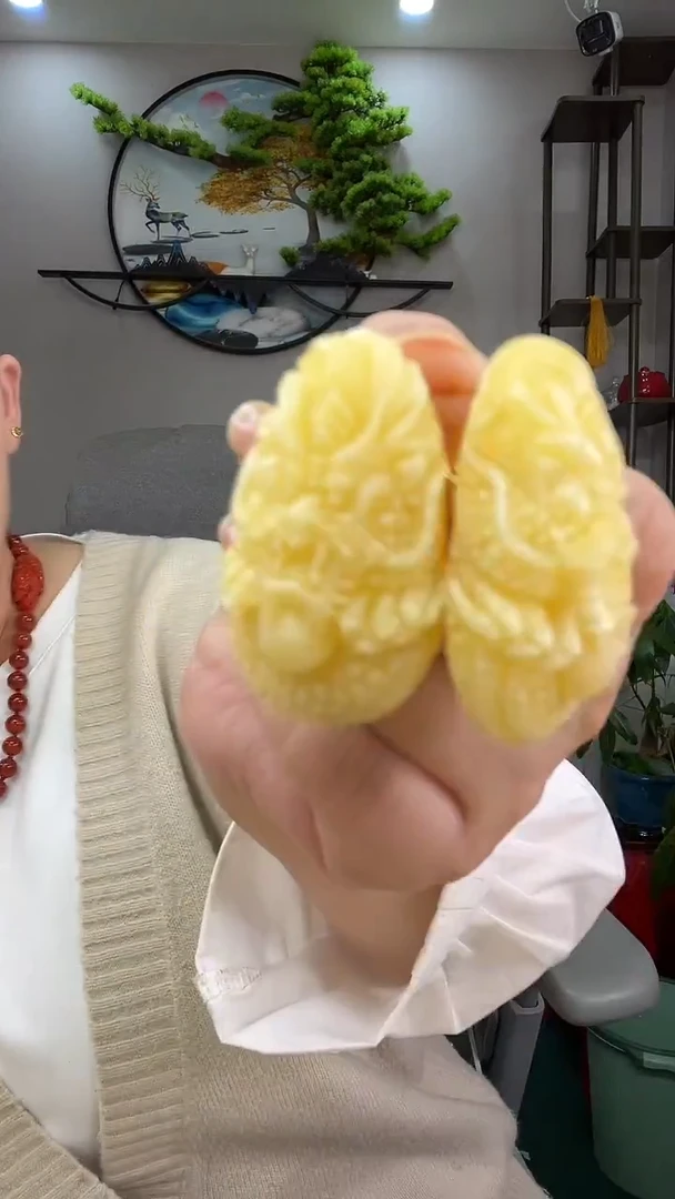 琥珀颈饰未镶嵌耳环