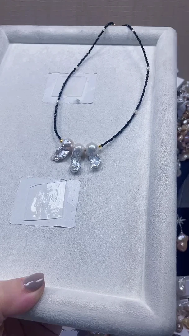 未镶嵌项链淡水珍珠【纯恬饰品】