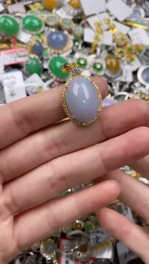 银S925镶嵌戒指翡翠121212----3