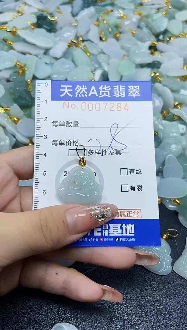 翡翠未镶嵌颈饰天然A货翡翠
