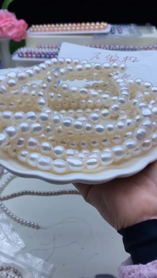 【闪购商品】淡水珍珠颈饰未镶嵌淡水珍珠项链多样性发其一