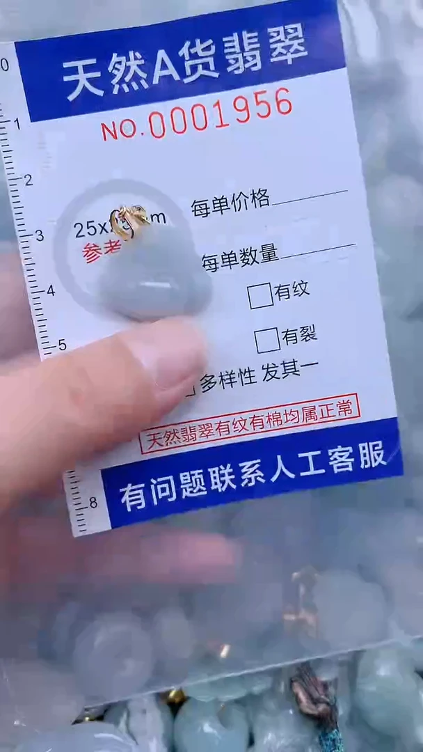 翡翠未镶嵌吊坠(不含链)1