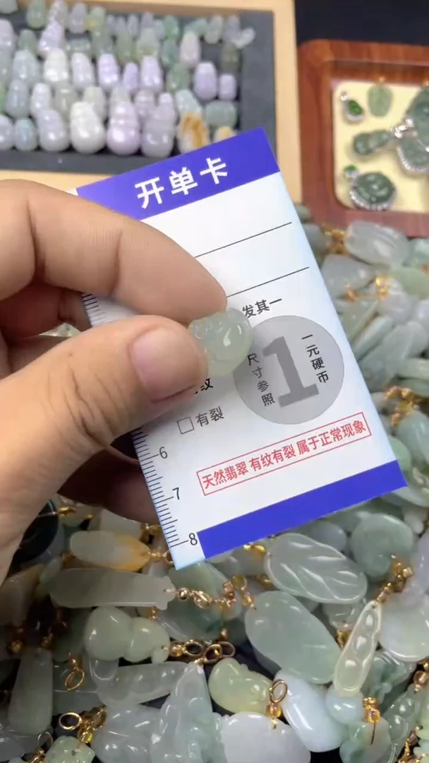 颈饰未镶嵌翡翠天然A货翡翠