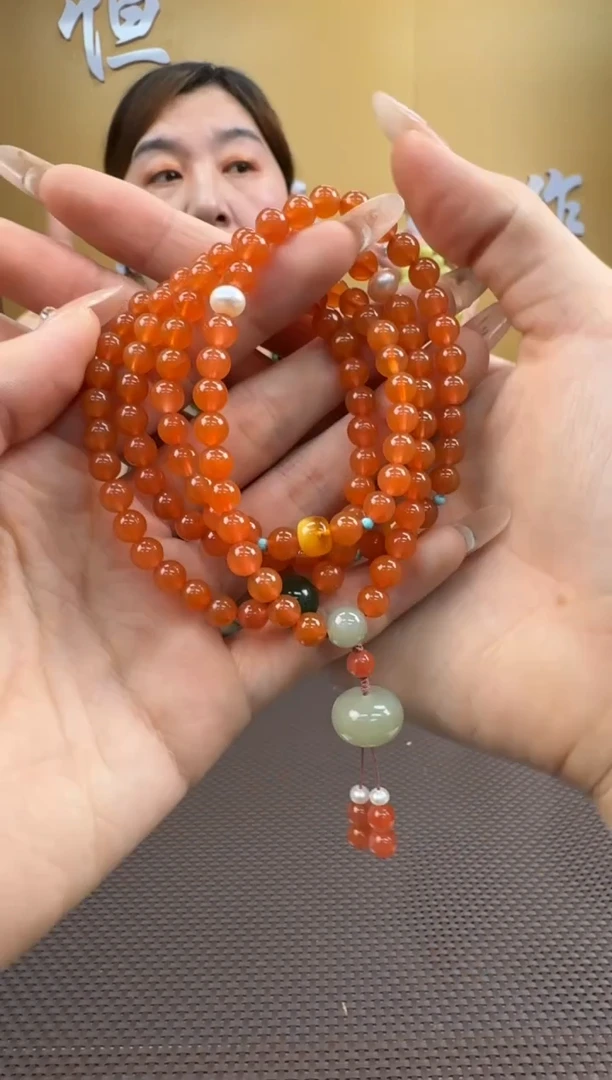 【闪购商品】玛瑙/玉髓项链未镶嵌5-6多样性，发一