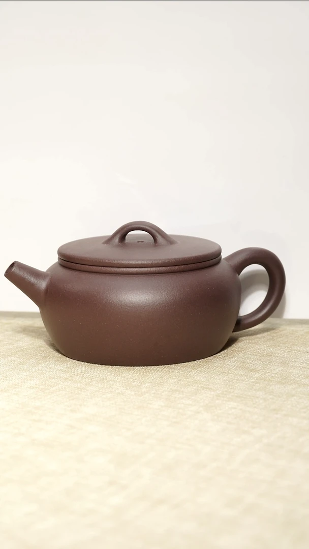 茶壶紫泥大彬诗意200毫升瑕疵壶