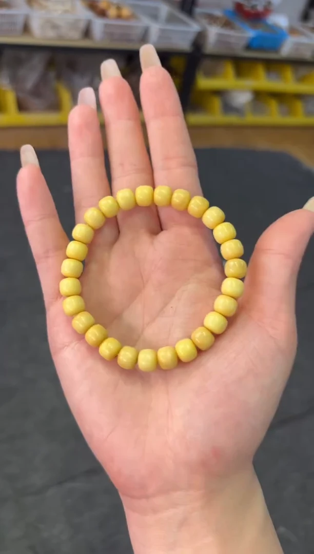 【闪购商品】菩提根/象牙果吊坠7*8mm龙脊菩提素圈