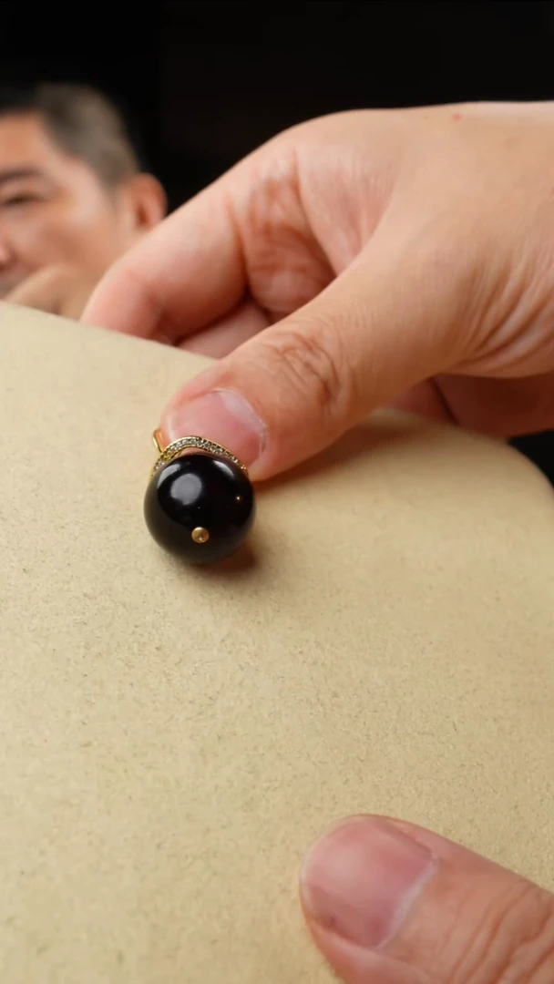 未镶嵌琥珀裸石17+翳珀戒指