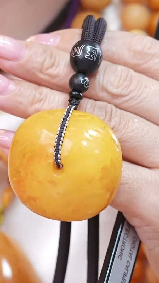 蜜蜡颈饰未镶嵌4403天然蜜蜡珠宝奇石云端妖孽全部保真