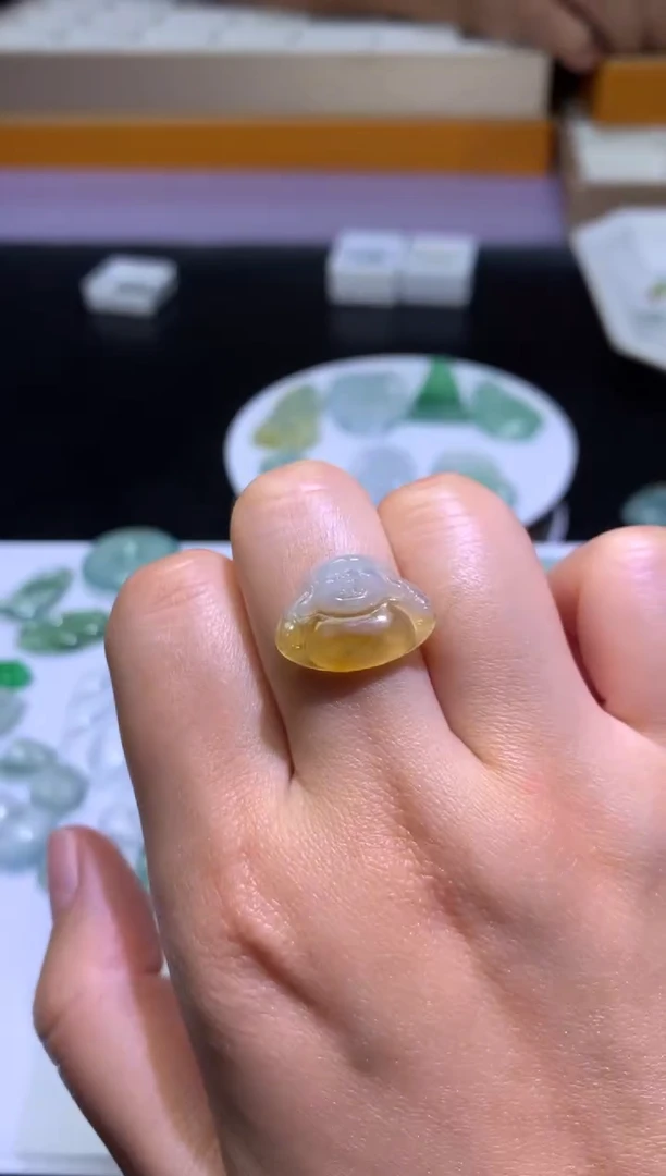 未镶嵌定制翡翠毛货