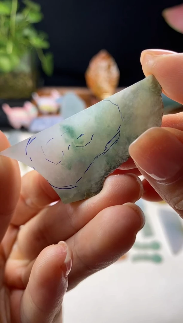 未镶嵌定制翡翠翡翠片料定制未镶嵌1.3-16