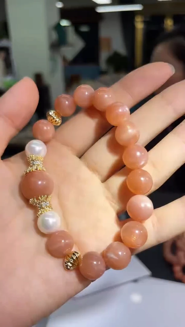 未镶嵌手串月光石10+/050多样性发一件