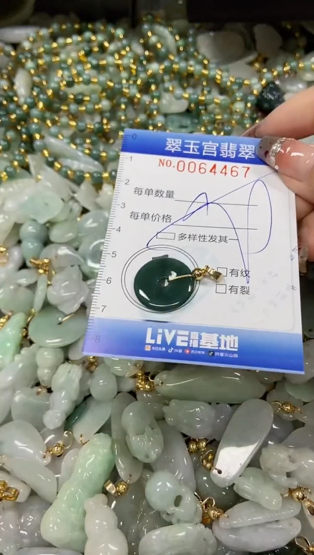 【闪购商品】翡翠颈饰未镶嵌闪购商品0064467多样性发其一