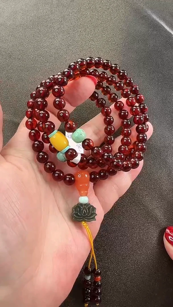 【闪购商品】琥珀颈饰未镶嵌项链