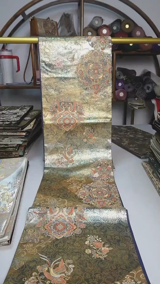 【闪购商品】织绣133西阵织六通宝相花