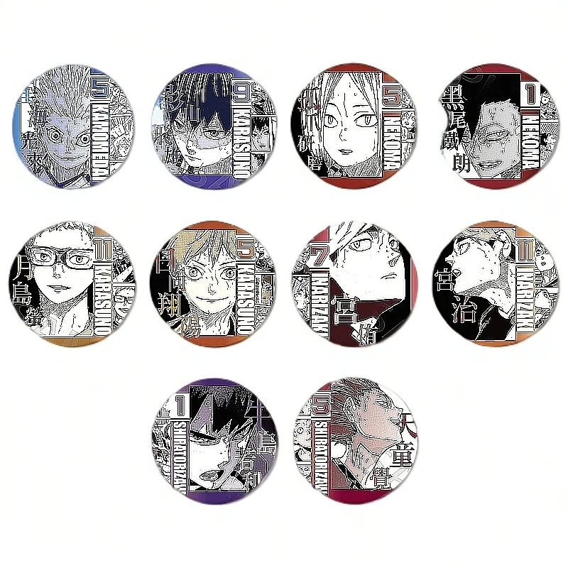 （獭獭拆卡）拍一拆二排球少年原创球号吧唧