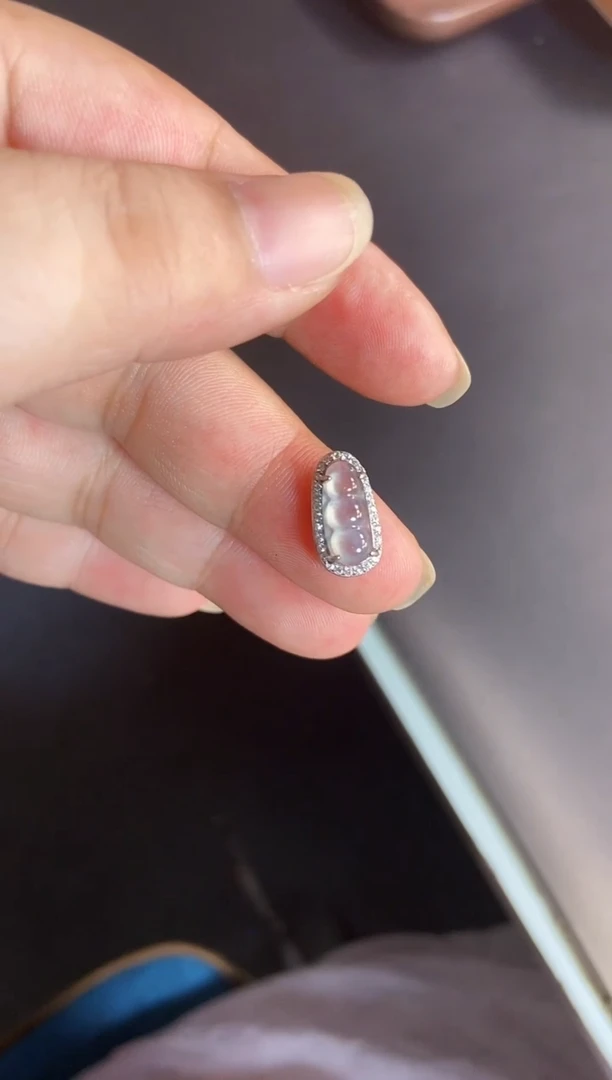 吊坠(不含链)银S925镶嵌翡翠1