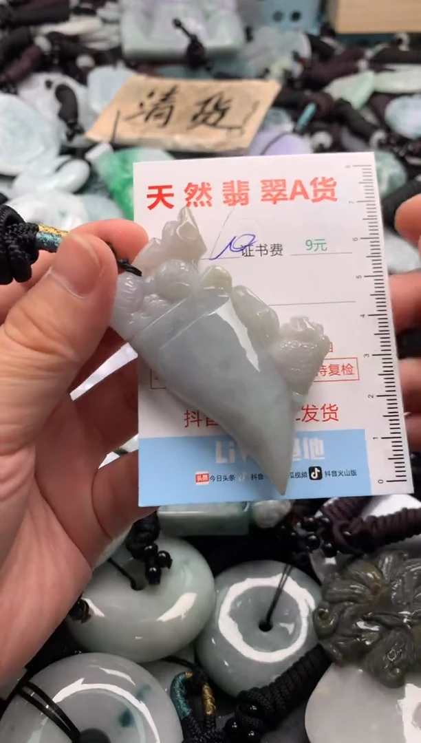 翡翠未镶嵌吊坠(不含链)1