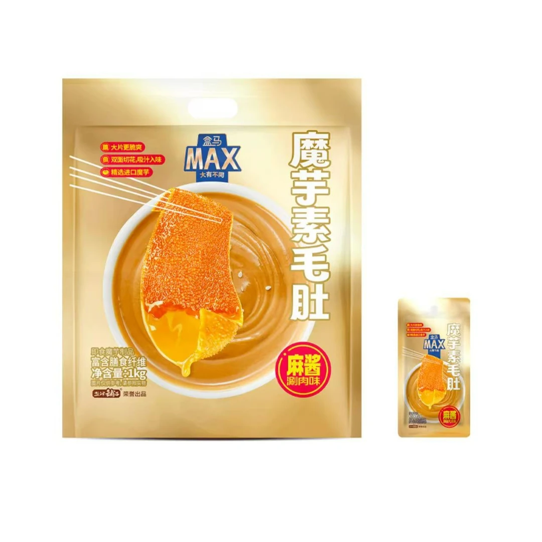 盒马 MAX魔芋素毛肚(麻酱涮肉味)1kg