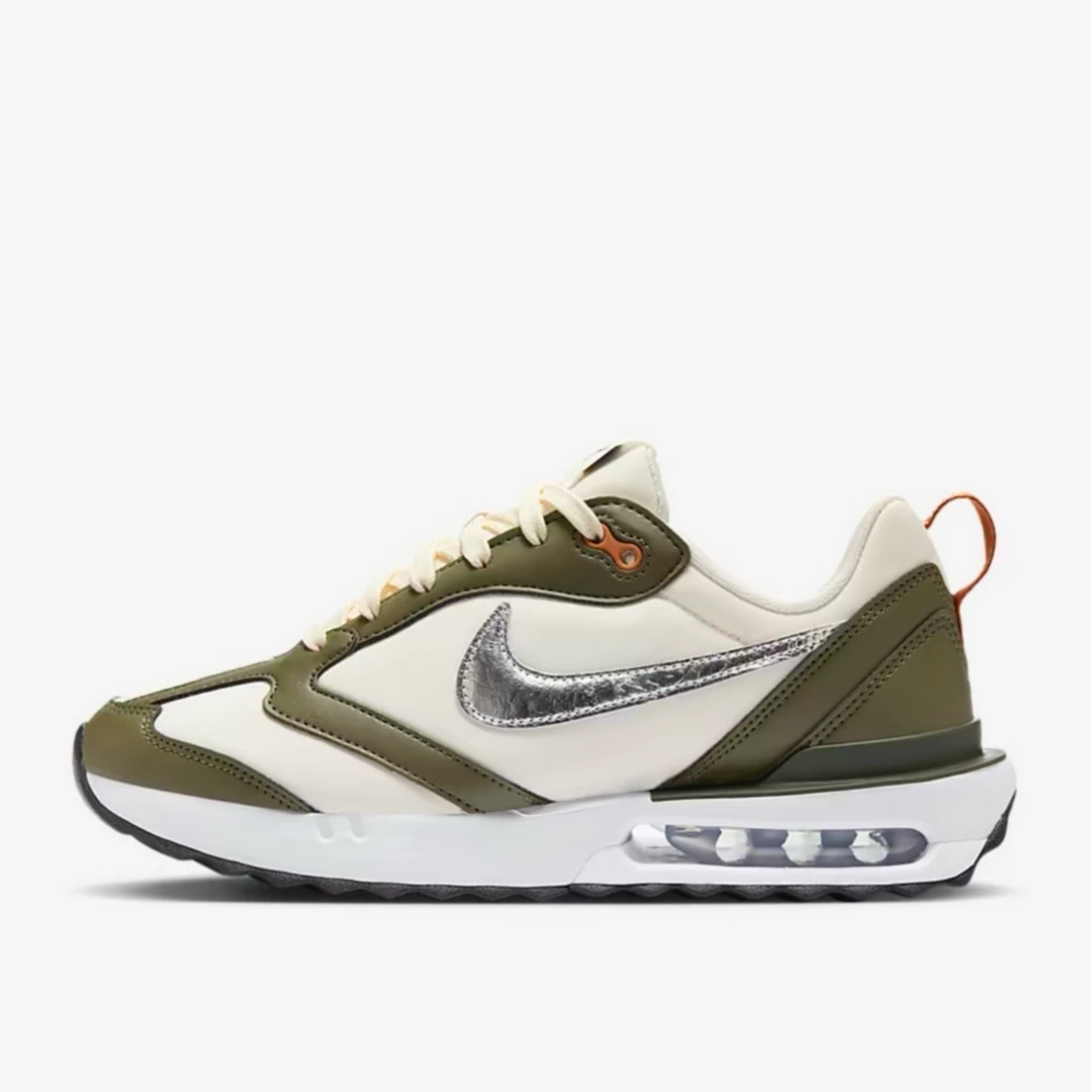 NIKE正品女子WMNS AIR复古时尚白拼绿低帮运动鞋FZ4239-300