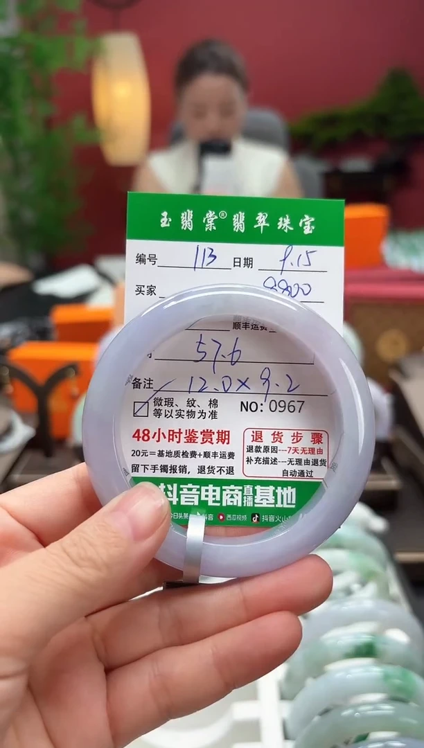 未镶嵌手镯翡翠翡翠113