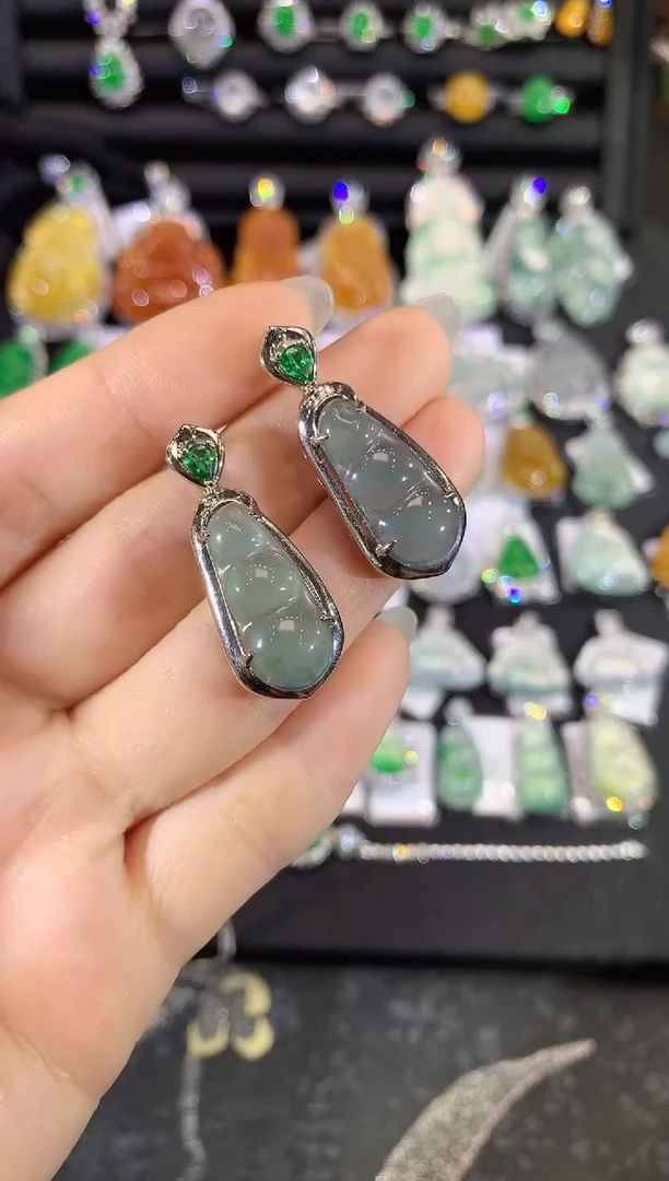 吊坠(不含链)未镶嵌翡翠10-豆子（多样性发货一件