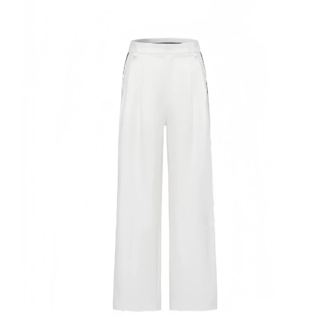 【商场同款】纯色阔腿裤早春新款高腰简约休闲长裤Y102308182