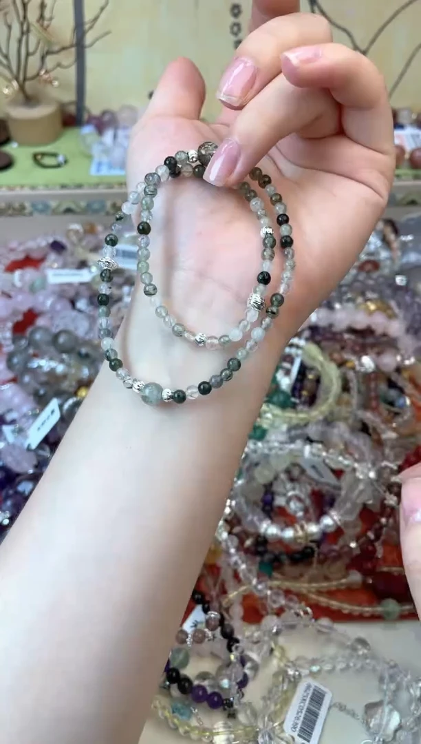 发晶手链未镶嵌304手串