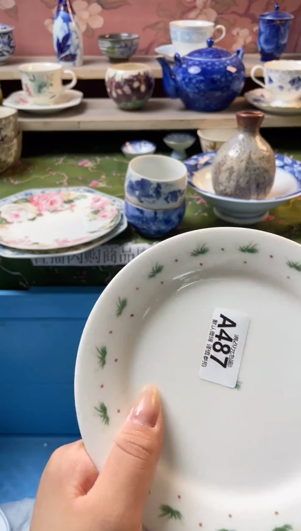 瓷片星*五瓷器瓷器A487
