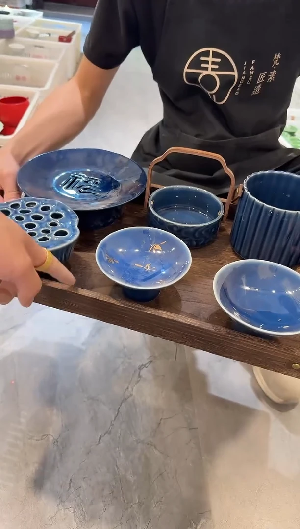 瓷片微瑕商品，介意勿拍②-盘