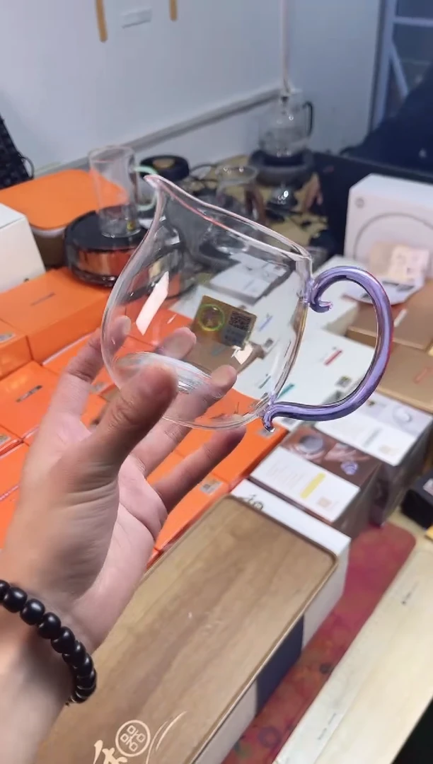 锦然紫色+随机颜色茶巾一条