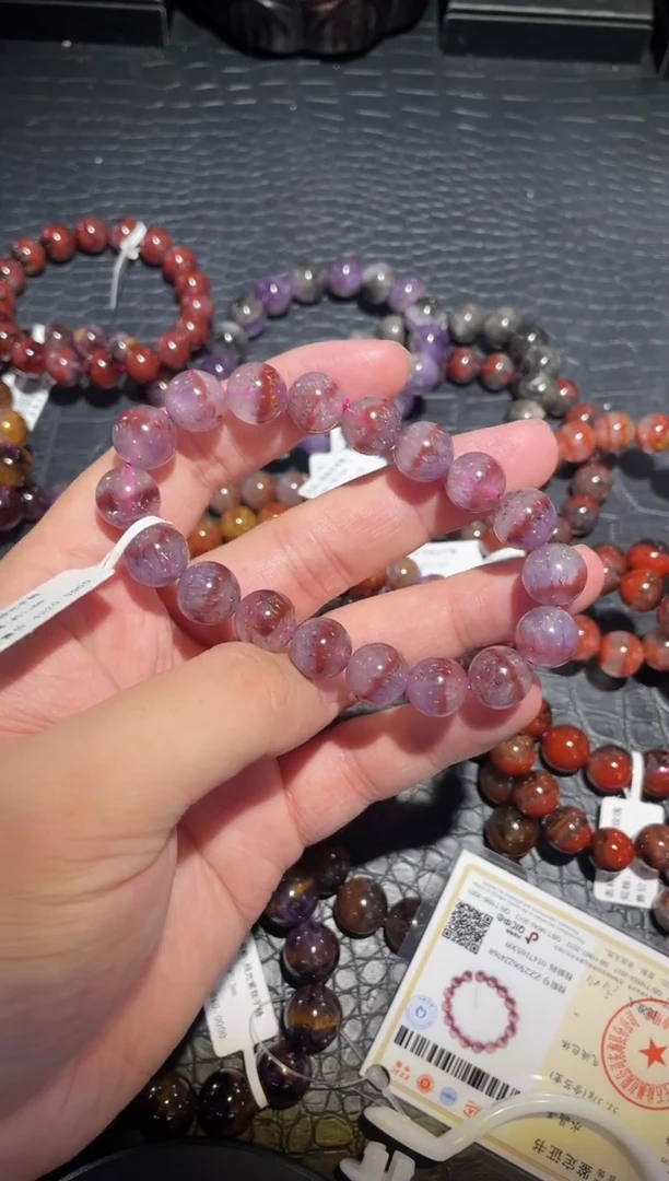 水晶手链未镶嵌巴**雨单圈极光A11