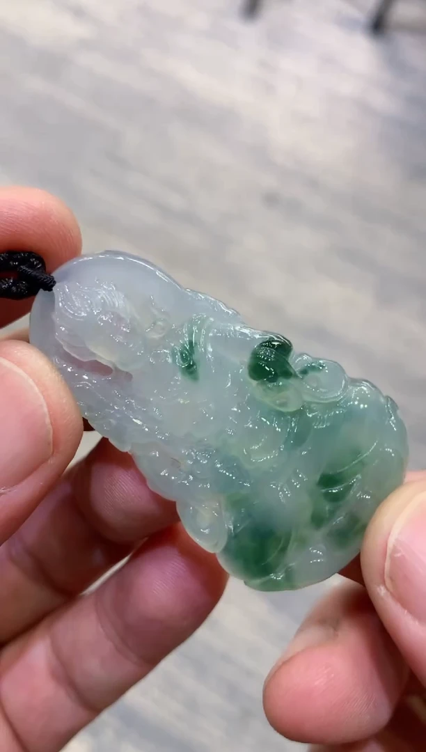 颈饰未镶嵌翡翠天然A货翡翠