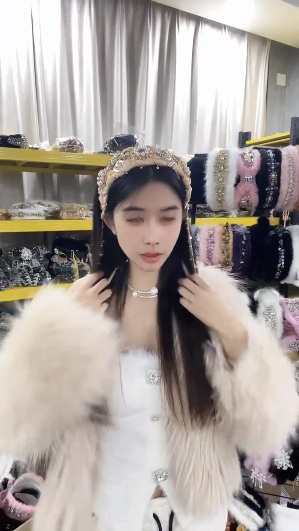 合金布艺高定发箍