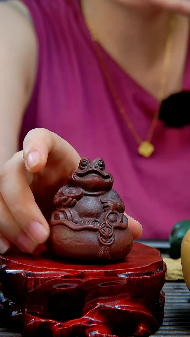 紫砂原矿紫砂茶宠摆件
