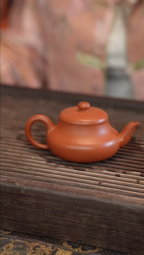 茶壶紫砂全手 君德 110cc宽口