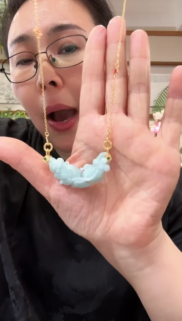 【闪购商品】翡翠颈饰未镶嵌国风