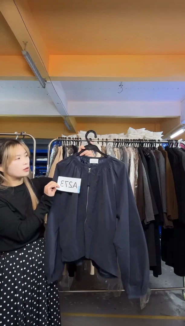 A273蓝色夹克外套均码