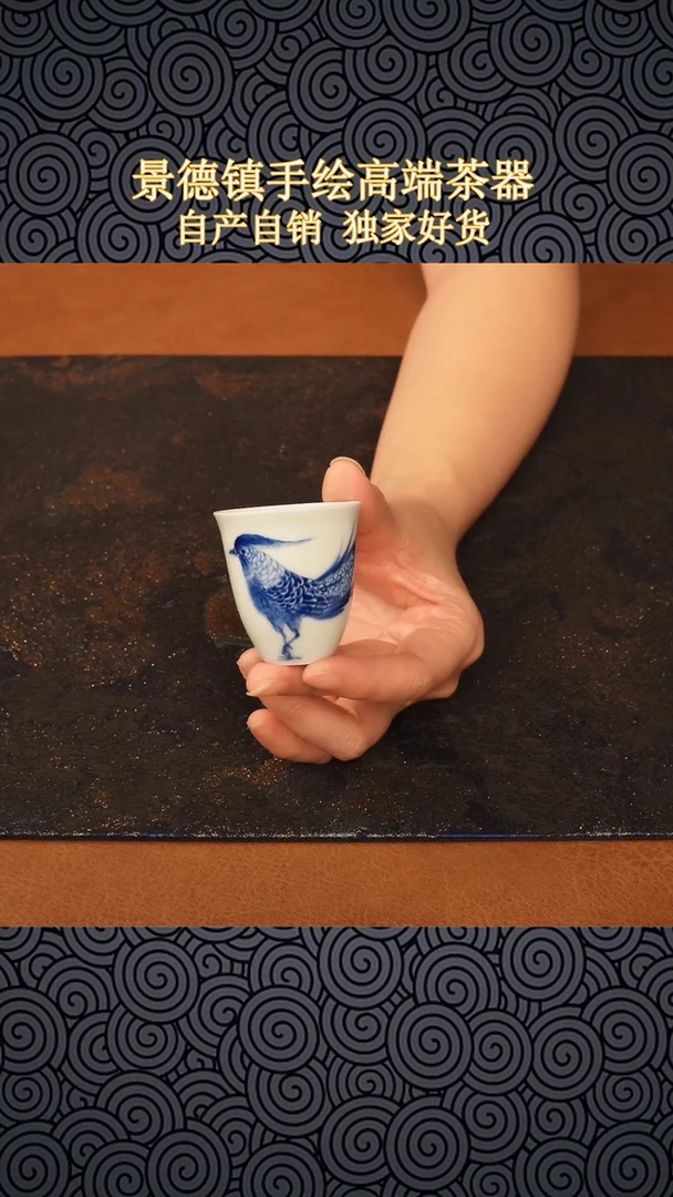 纯手绘陶瓷茶具哦