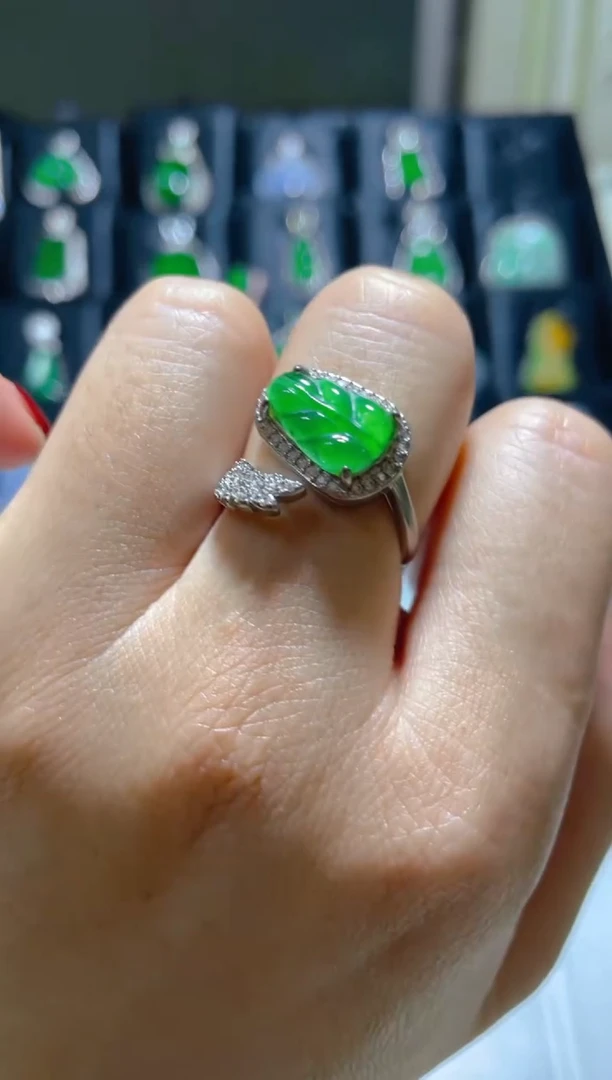 未镶嵌戒指翡翠天然翡翠多样性发货