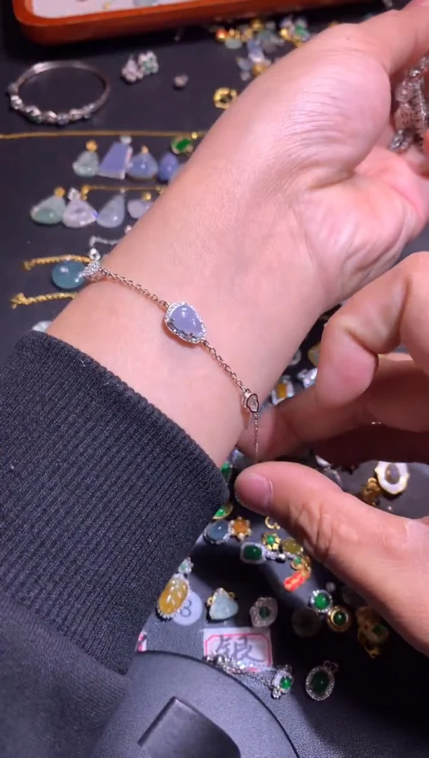 【闪购商品】翡翠吊坠(不含链)银S925镶嵌1