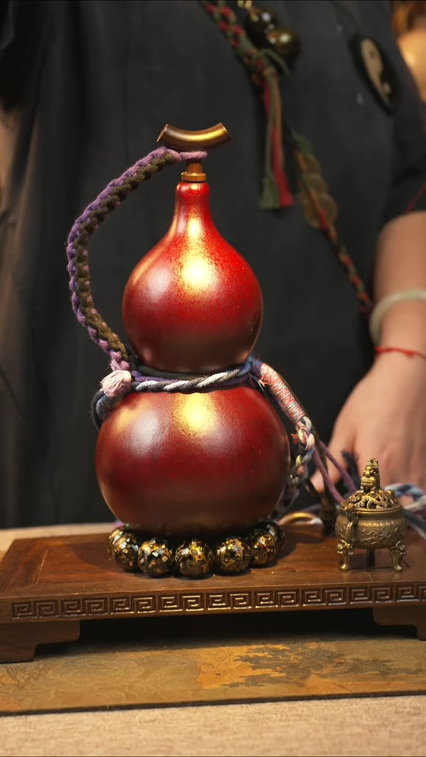 390大漆一物一拍记葫堂出品【不带手串】